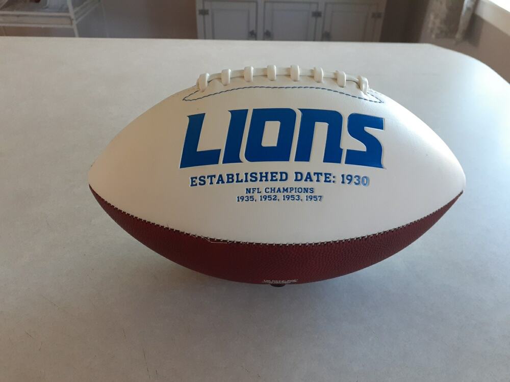 Rawlings Detroit Lions Signature Series Full Size Football